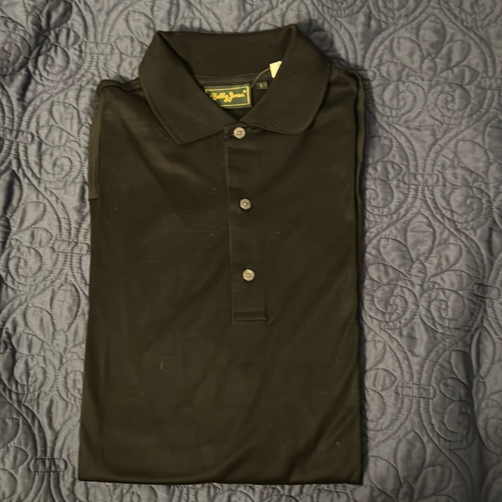 Bobby Jones Collection Polo - NWT (Solid Black)